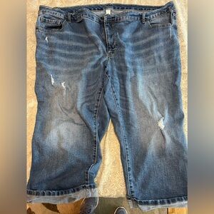 Old navy capri jean pants